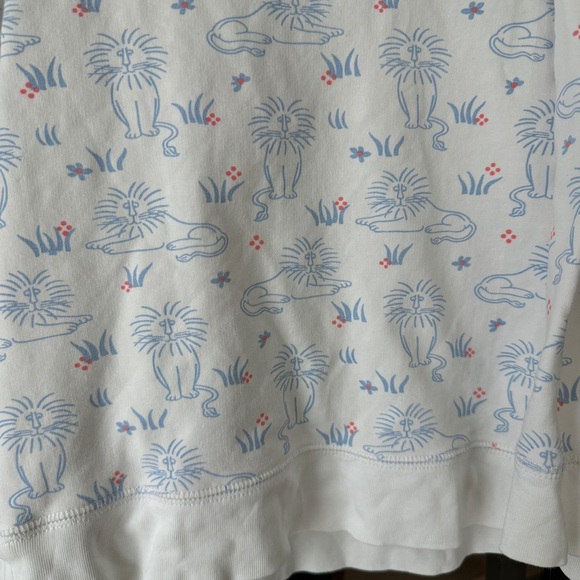 TBBC sweater just lion around Cassidy Comfy Crewneck sweatshirt girl boy toddler - Picture 4 of 5